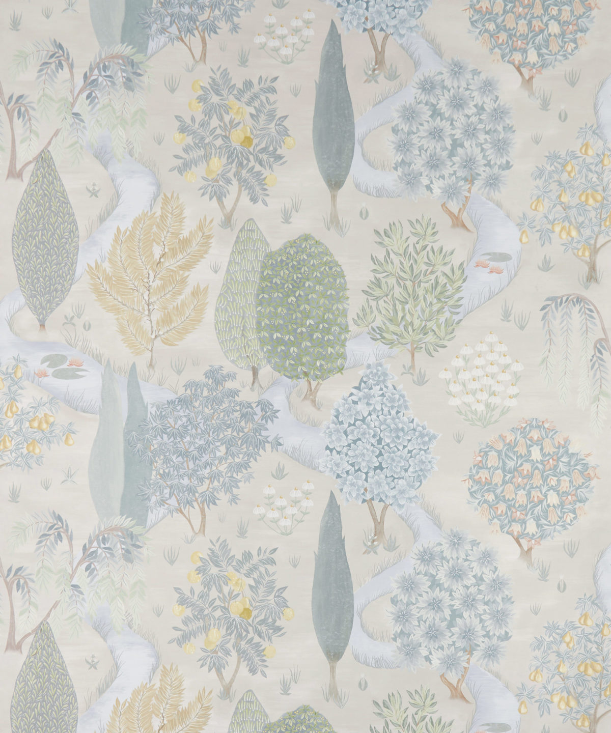 Enchanted Wood Wallpaper in Pewter - Image 5